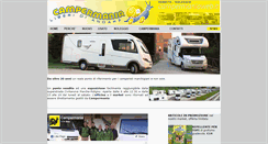 Desktop Screenshot of campermaniaweb.it